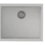 Outlet StrongSinks S3 Gránit mosogató Hron 530, 530x460mm,csepegtető nélkül,fehér
