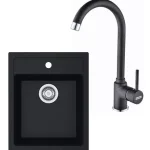 FRANKE Szett T52Č SID 610-40 fekete + FP 9000.071 onyx Gyors szállítás