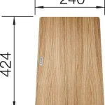 Ajánlat BLANCO 230700 Tartozék vágódeszka furnér kőris 424x240