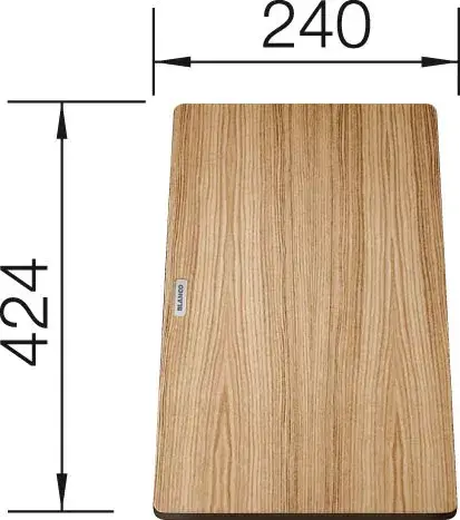 Ajánlat BLANCO 230700 Tartozék vágódeszka furnér kőris 424x240