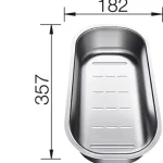 BLANCO 225253 Tartozék tál több funkciós nemesacél Classic Pro 6S, 45 Exkluzív ajánlat