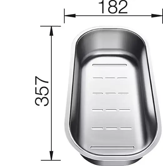 BLANCO 225253 Tartozék tál több funkciós nemesacél Classic Pro 6S, 45 Exkluzív ajánlat
