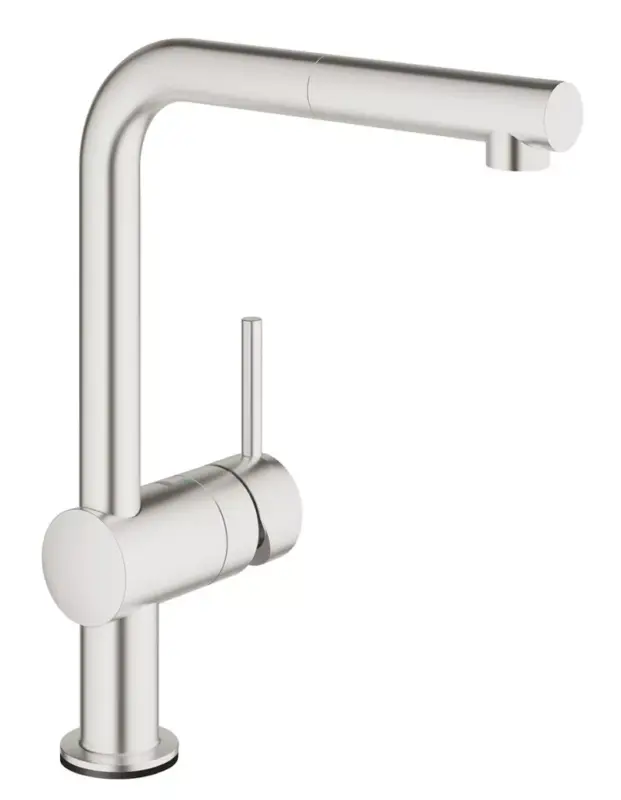 Szuper ajánlat GROHE Csaptelep konyhába Minta Touch kihúzható levegőztető supersteel 31360DC1