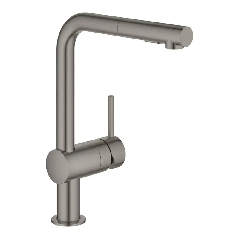 Legnépszerűbb GROHE 30274AL0 karos csaptelep MINTA L szálcsiszolt Hard Graphite
