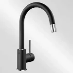 Prémium BLANCO 526146 Csaptelep MIDA-S fekete silgranite®-look