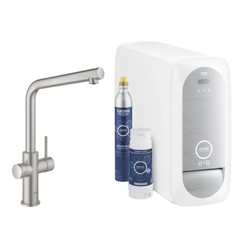 Legkelendőbb GROHE 31454AL01 Blue Homeinduló induló készlet L-csapcső hard graphite