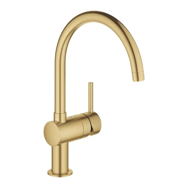 Azonnali szállítás GROHE 32917GN0 Baterie Minta C-výpusť kartáčovaný Cool Sunrise