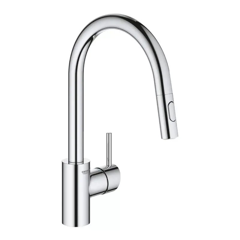 Biztonságos fizetés GROHE Baterie kuchyňská Concetto s duální sprchou chrom 31483002