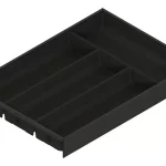 Kiárusítás BLUM ZC7S450BS3 Ambia-line evőeszközös fiók LBX/MVX, NL=450/300 szén fekete CS-M