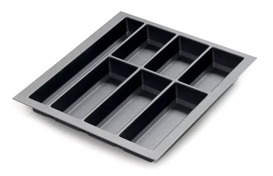 Legnépszerűbb Evőeszköztartó Classico Kristall softTouch 50 (422 x 474 mm) fekete