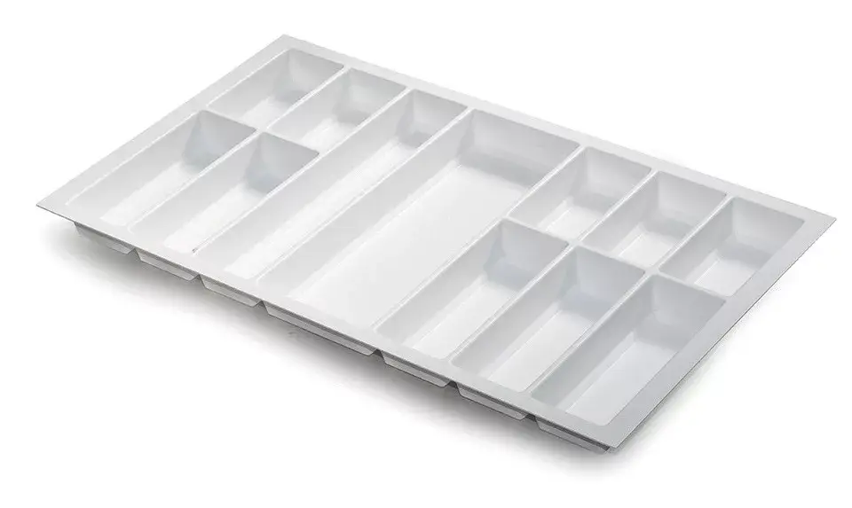 Evőeszköz tartó Classico 90 (822x474mm) szemcsés fehér Olcsó
