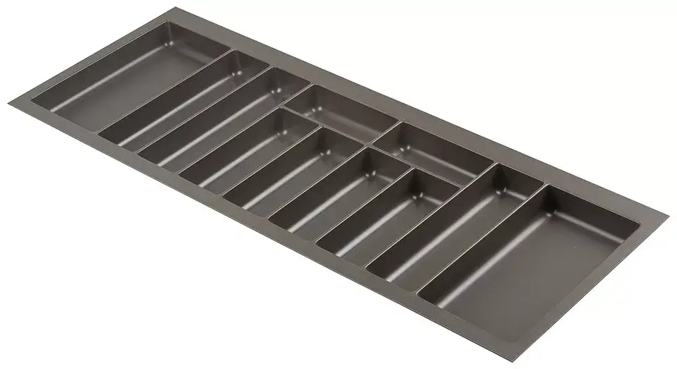Gyors kiszállítás Evőeszköztartó Nolagobasalt szürke Merivobox-hoz 120 (1108 x 423 mm)