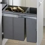 HETTICH 49476 Bin.it Duo I szemeteskosár szürke Legkelendőbb