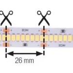 StrongLumio LED szalag, 26W/m 24V, 304 LED/m, semleges fehér Árengedmény