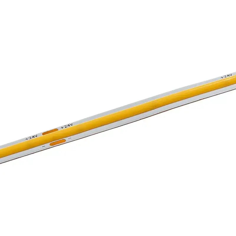 Biztonságos vásárlás StrongLumio LED szalag, 24V COB 12W/m (480 LED/m) - 8mm - meleg fehér