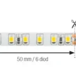Outlet StrongLumio LED szalag, CRI90, 24V, 14,4W/m, 120LED/m, semleges fehér