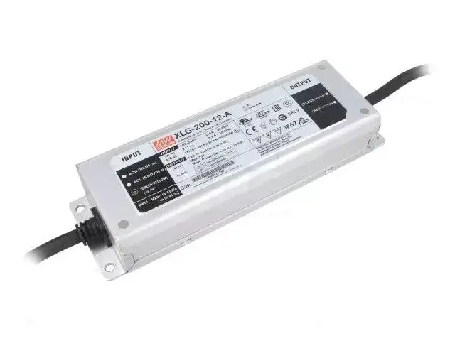 Legkelendőbb MEAN WELL tápegység,XLG-200-12-A, 12V, 200W, IP67