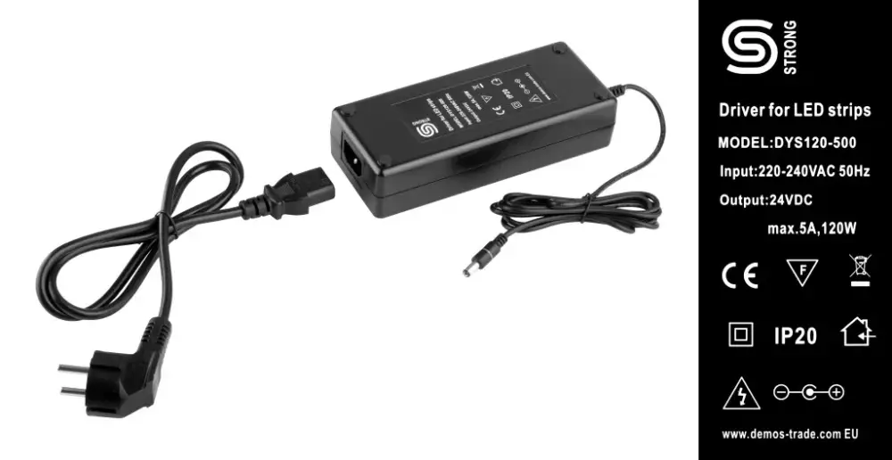Kiárusítás StrongLumio tápegység, 24V, 120W