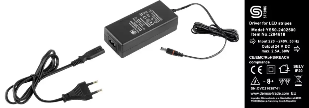StrongLumio tápegység, 24V, 60W Korlátozott ajánlat