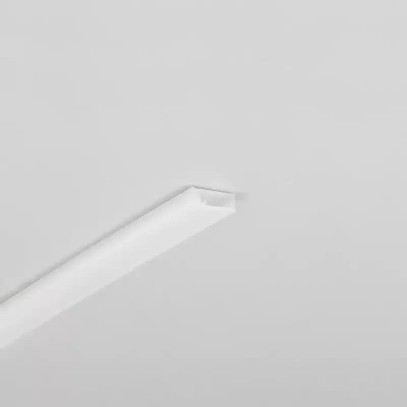 Outlet StrongLumio műanyag LED profil Slash8, tejfehér, 1m