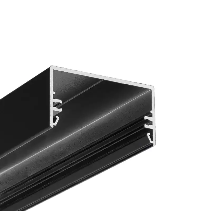 TM-profil LED Lowi alu fekete 2000mm Biztonságos fizetés