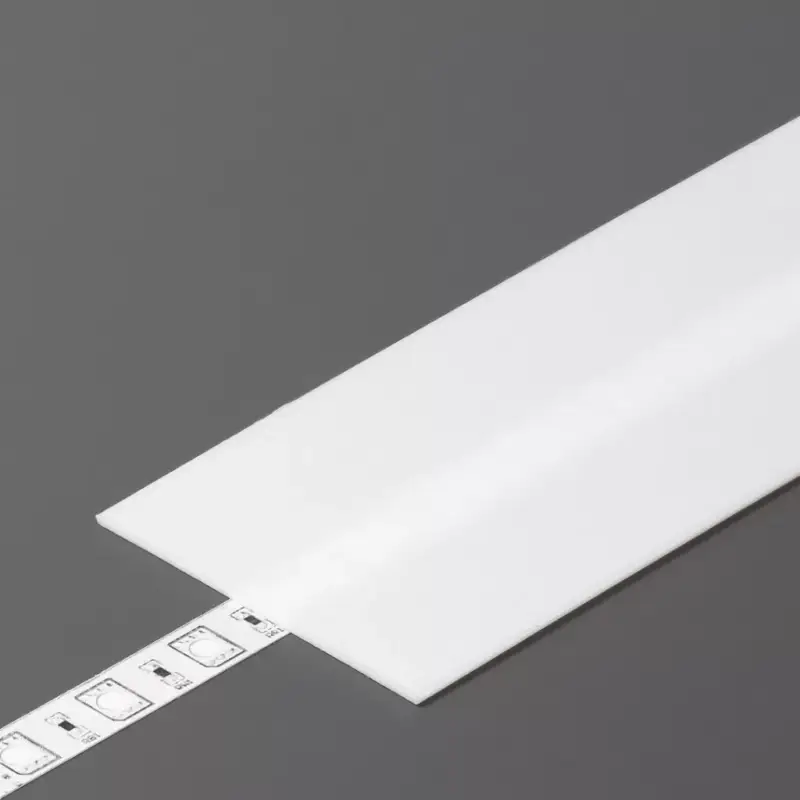 Azonnali szállítás StrongLumio takaróprofilWide 24 LED profilhoz tejfehér 1m