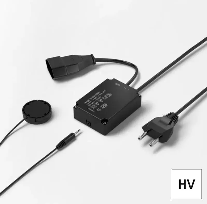 Prémium HAL-színt alatti kapcsoló MagicSwitch 250W 230V + vezérlőegység