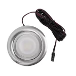 Azonnali szállítás SAL LED spotlámpa 12V 2W nemesacél csiszolt