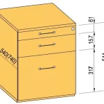 Vedd meg most K-BBP Konténer 740mm típus 5/változat 6 (fiók műanyag,részl.kih.sín,beh.csill.)