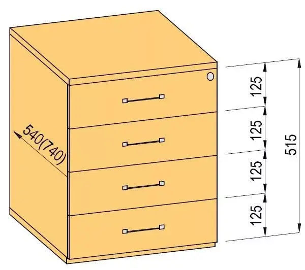 Vedd meg most K-BBP Konténer 540mm típus 7/változat 7 (fiók műanyag,teljes kihuzású sín,beh.)