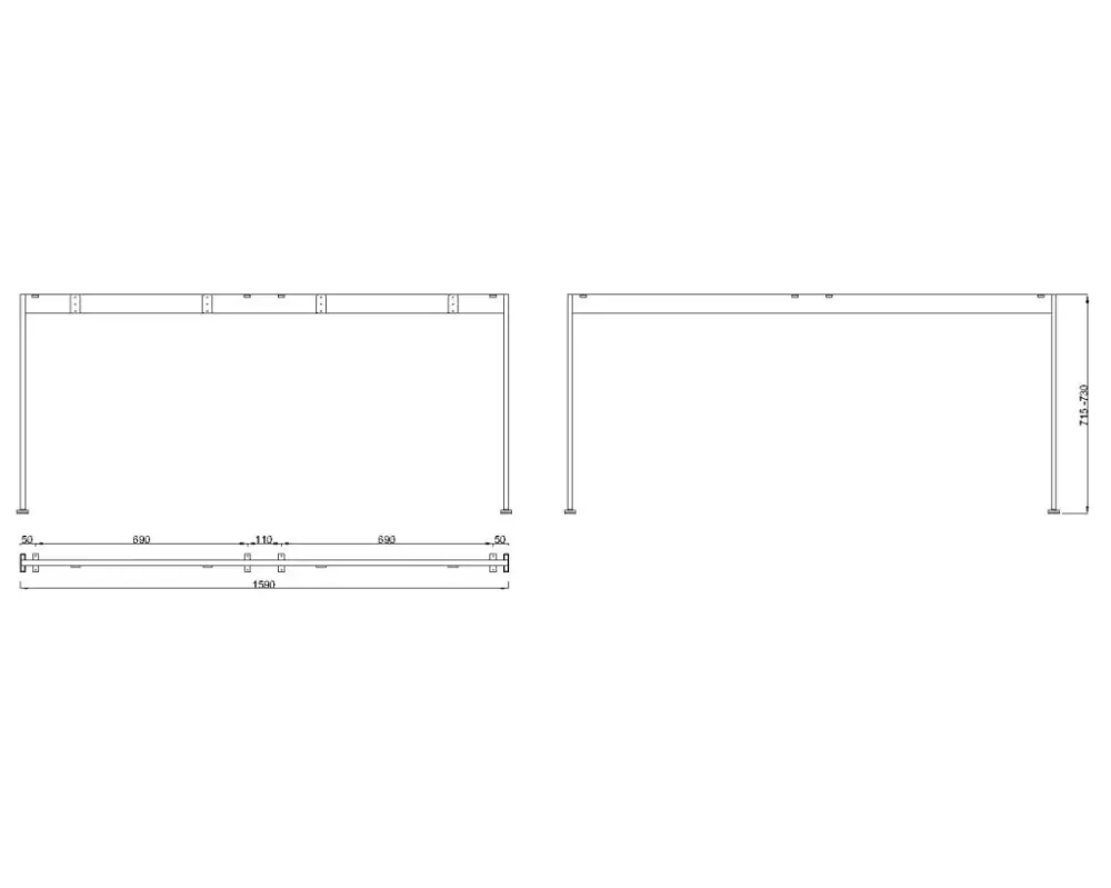Prémium MILADESIGN lábazat Mobilar M6216 ezüst