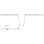 Olcsó MILADESIGN lábazat Mobilar M6316E–S fekete