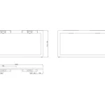 Outlet MILADESIGN lábazat Quark Q7214-Z fehér