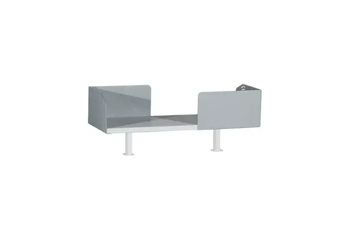 MILADESIGN fém hátlap polchoz M-AS-040 ezüst Prémium