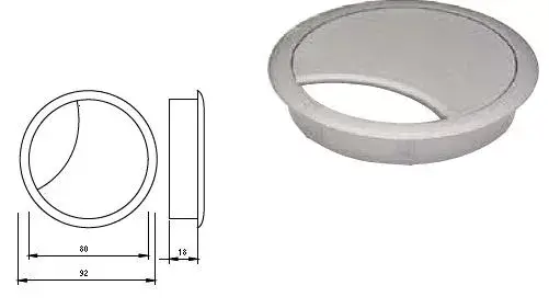 Szuper akció Kábelkivezető 80 mm RAL9006