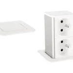 Azonnal elérhető StrongPower PowerUp konnektor, 2x230V, Fehér, FR