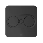 Kihagyhatatlan ajánlat BACHMANN 946.105 Twist 2 čtvercová, 1x 230V + USB A/C 22W, černá matná, Schuco