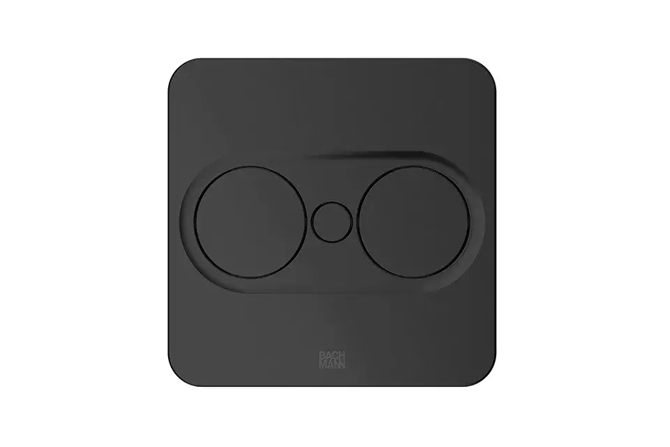 Kihagyhatatlan ajánlat BACHMANN 946.105 Twist 2 čtvercová, 1x 230V + USB A/C 22W, černá matná, Schuco