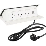 Legnépszerűbb LEGRAND PopUp, 3x230V, 1x USB A/C, fehér mat