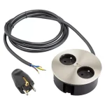 Legkelendőbb BACHMANN 931.002 Twist, 2 x elektromos dugaszoló aljzat