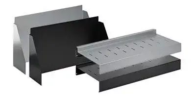 Biztonságos fizetés HETTICH 9111404 polc irattartóra és válaszfal 530 mm alumínium