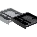 HETTICH 9134232 fiók SmarTray asztal alá V40 mm műanyag fekete Kedvezményes ár