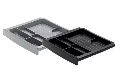 HETTICH 9134232 fiók SmarTray asztal alá V40 mm műanyag fekete Kedvezményes ár
