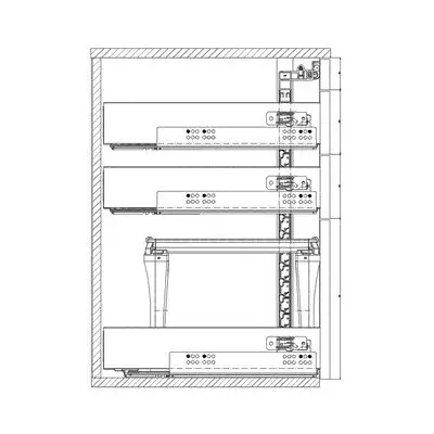 HETTICH 9209612 konténer rajz M1:1 (szett 2 Népszerű