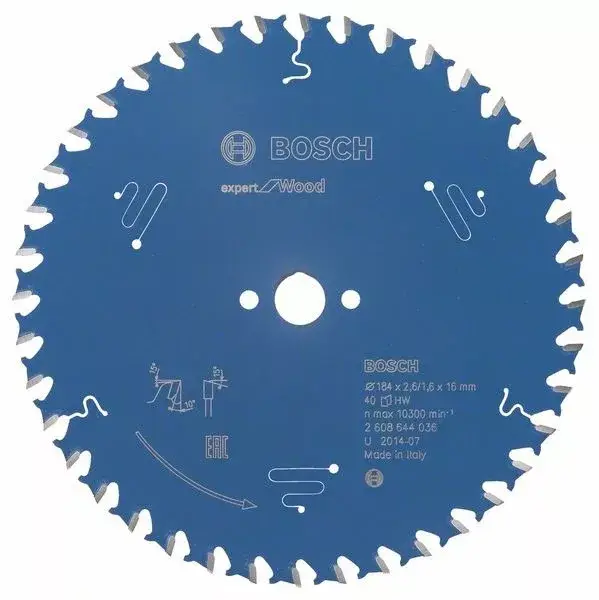 Különleges ajánlat BOSCH 2608644036 Pilový kotouč Expert for Wood 184 x 16 x 2,6 mm, 40