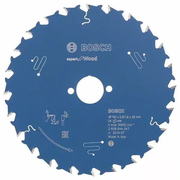 BOSCH 2608644047 Pilový kotouč Expert for Wood 190 x 30 x 2,6 mm, 24 Azonnal elérhető