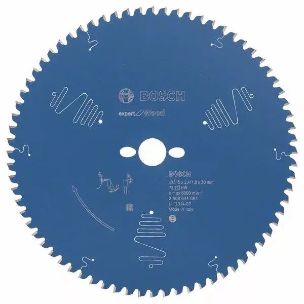Azonnal elérhető BOSCH 2608644081 Pilový kotouč Expert for Wood 315 x 30 x 2,4 mm, 72
