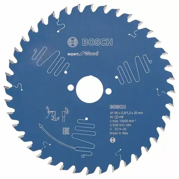 Végkiárusítás BOSCH 2608644084 Pilový kotouč Expert for Wood 190 x 30 x 2,0 mm, 40