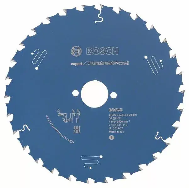 Expressz kézbesítés BOSCH 2608644140 Pilový kotouč Expert for Construct Wood 200 x 30 x 2,0 mm, 30