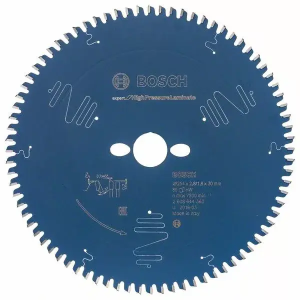 BOSCH 2608644360 Pilový kotouč Expert for High Pressure Laminate 254x30 mm, 80 Azonnal elérhető